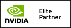 Nvidia Logo mit Schrift "Elite Partner"