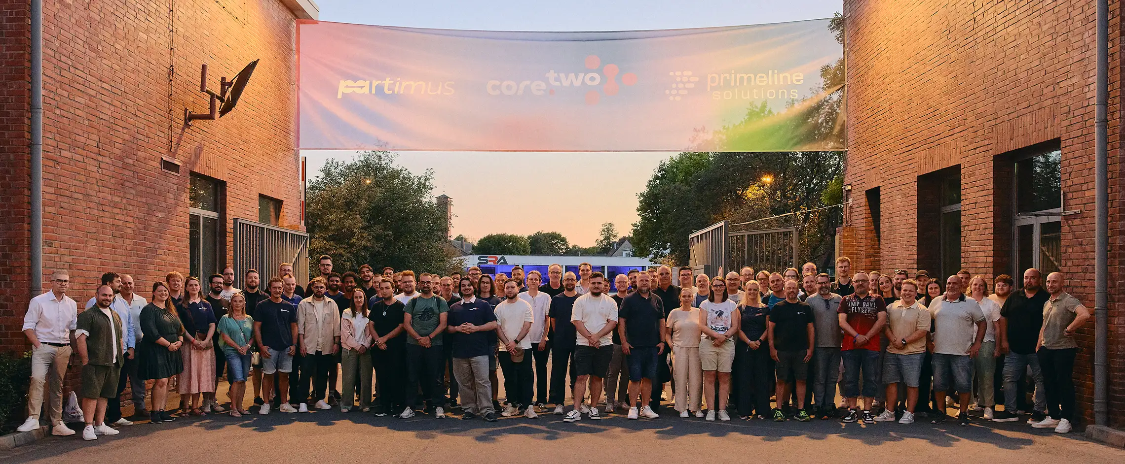 Die mehr als 90 Mitarbeiter der core.two Unternehmensgruppe